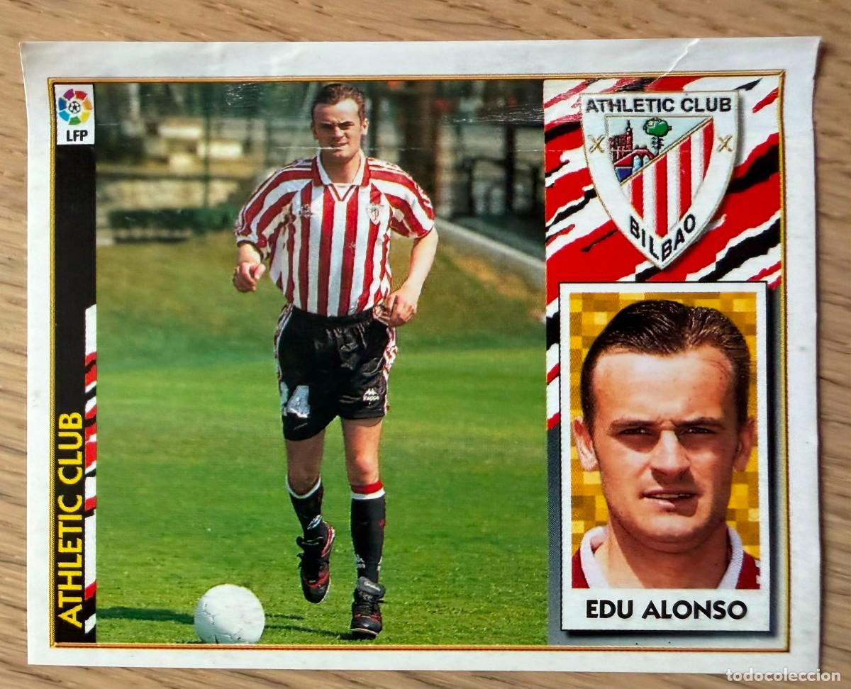 Cromos de F&uacute;tbol: EDU ALONSO ATHLETIC BILBAO 97 98 1997 1998 LIGA EDICIONES ESTE VENTANILLA STICKER
