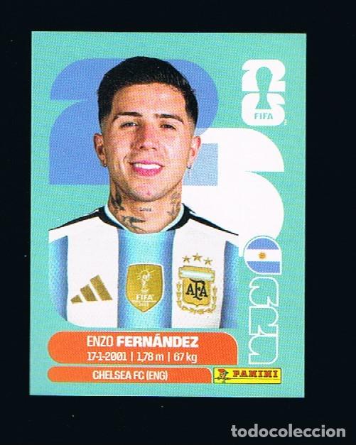 Cromos de F&uacute;tbol: STICKER FIFA WORLD CUP 2026 ARG N&ordm; 8 ENZO FERNANDEZ ARGENTINA