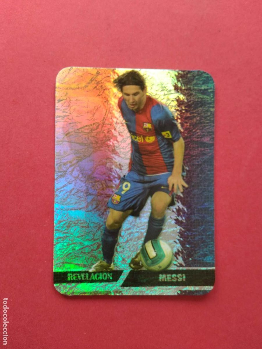 Cromos de F&uacute;tbol: MUNDICROMO MC LAS FICHAS DE LA LIGA 07 08 2007 2008 N&ordm; 542 MESSI BARCELONA JASPEADO