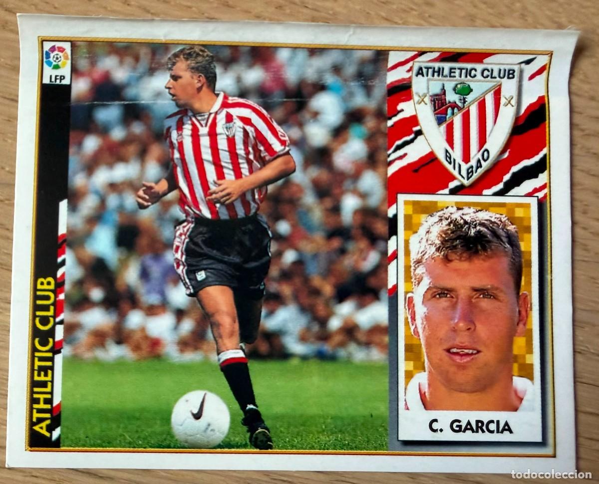 Cromos de F&uacute;tbol: CARLOS GARCIA ATHLETIC BILBAO 97 98 1997 1998 LIGA EDICIONES ESTE VENTANILLA STICKER