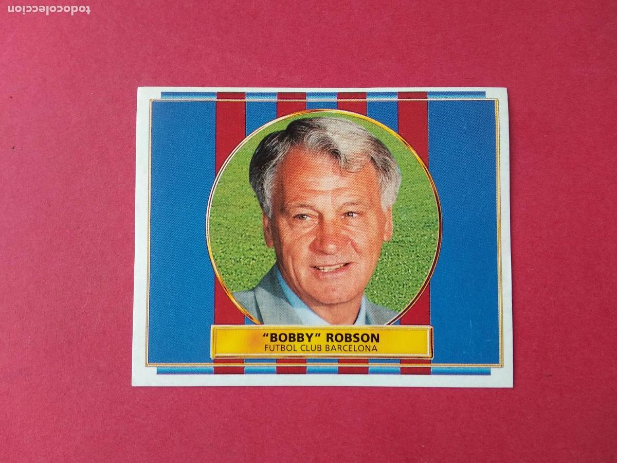 Cromos de F&uacute;tbol: EDICIONES ESTE LIGA 96 97 1996 1997 CROMO NUNCA PEGADO BARCELONA , BOBBY ROBSON