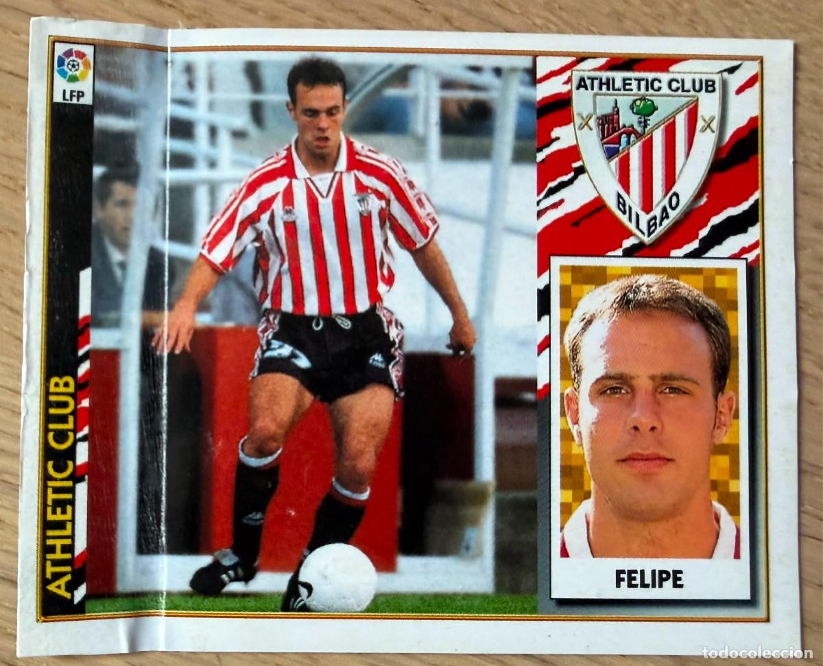 Cromos de F&uacute;tbol: FELIPE BAJA ATHLETIC BILBAO 97 98 1997 1998 LIGA EDICIONES ESTE VENTANILLA STICKER