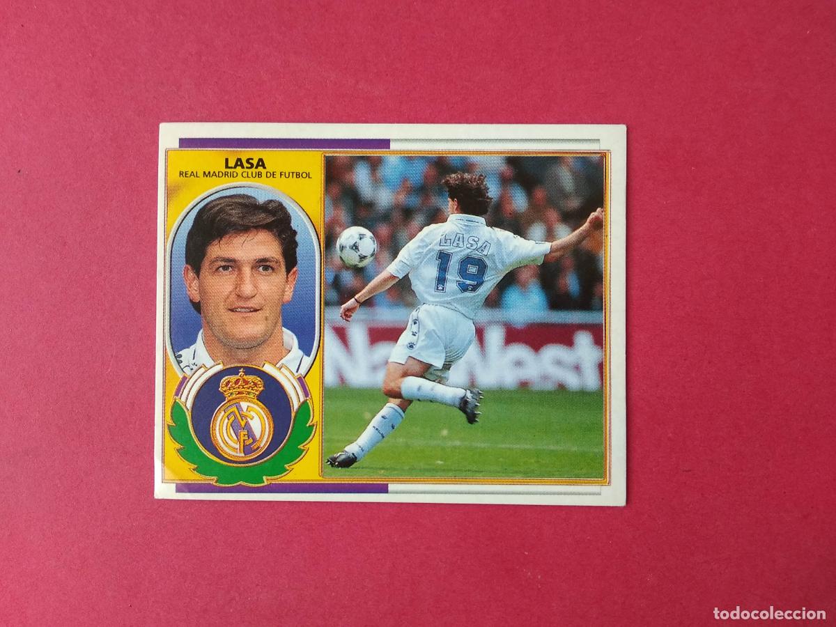 Cromos de F&uacute;tbol: EDICIONES ESTE LIGA 96 97 1996 1997 CROMO NUNCA PEGADO REAL MADRID , LASA