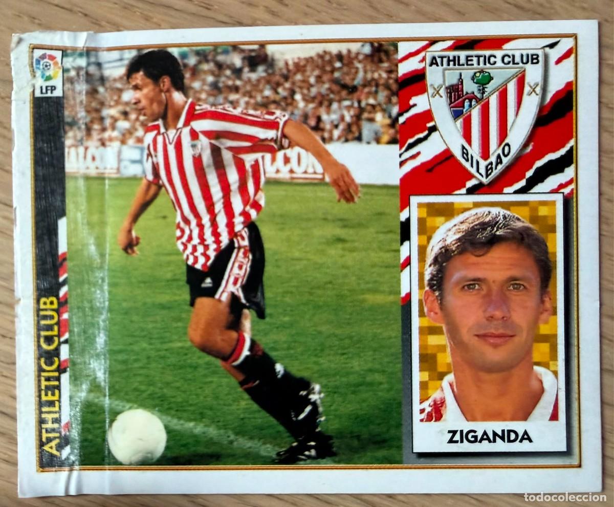 Cromos de F&uacute;tbol: ZIGANDA ATHLETIC BILBAO 97 98 1997 1998 LIGA EDICIONES ESTE VENTANILLA STICKER
