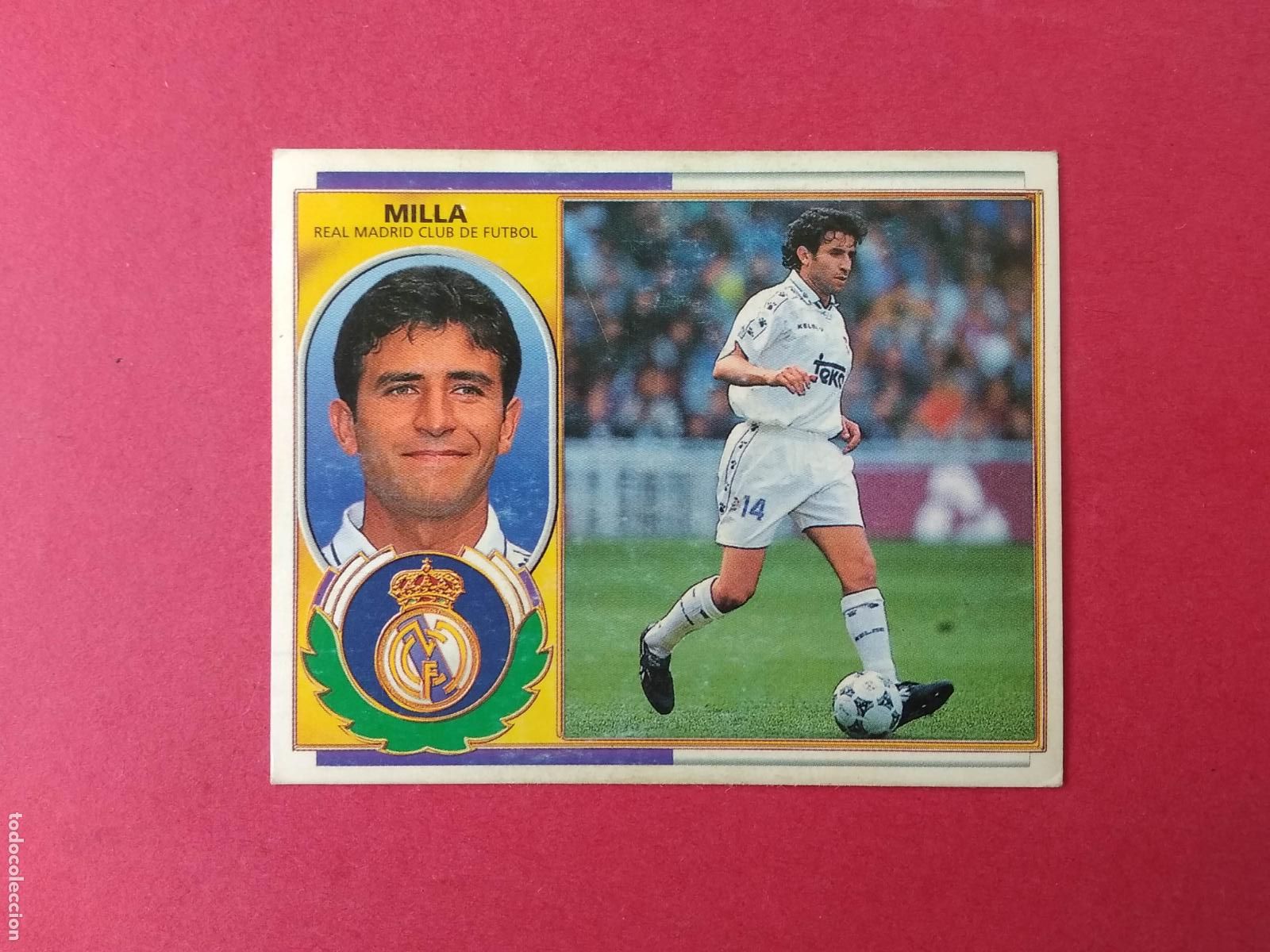 Cromos de F&uacute;tbol: EDICIONES ESTE LIGA 96 97 1996 1997 CROMO NUNCA PEGADO REAL MADRID , MILLA
