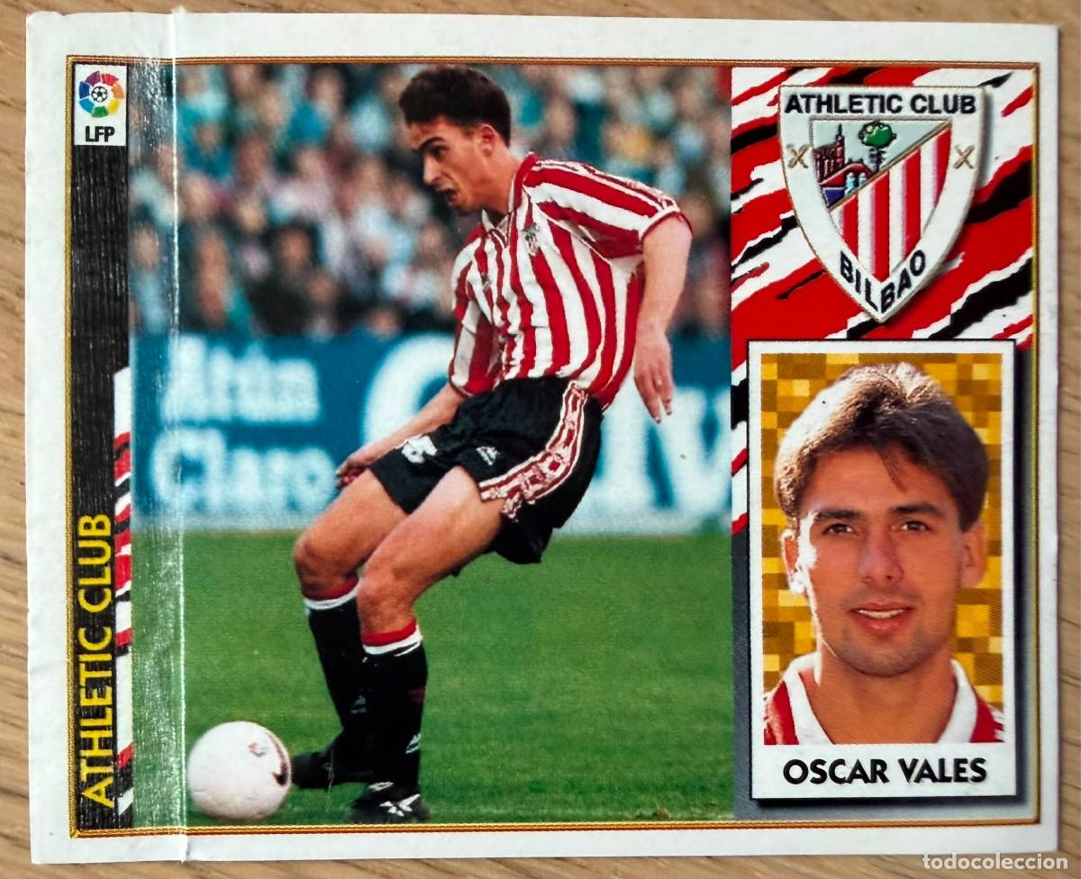 Cromos de F&uacute;tbol: OSCAR VALES BAJA ATHLETIC BILBAO 97 98 1997 1998 LIGA EDICIONES ESTE VENTANILLA STICKER