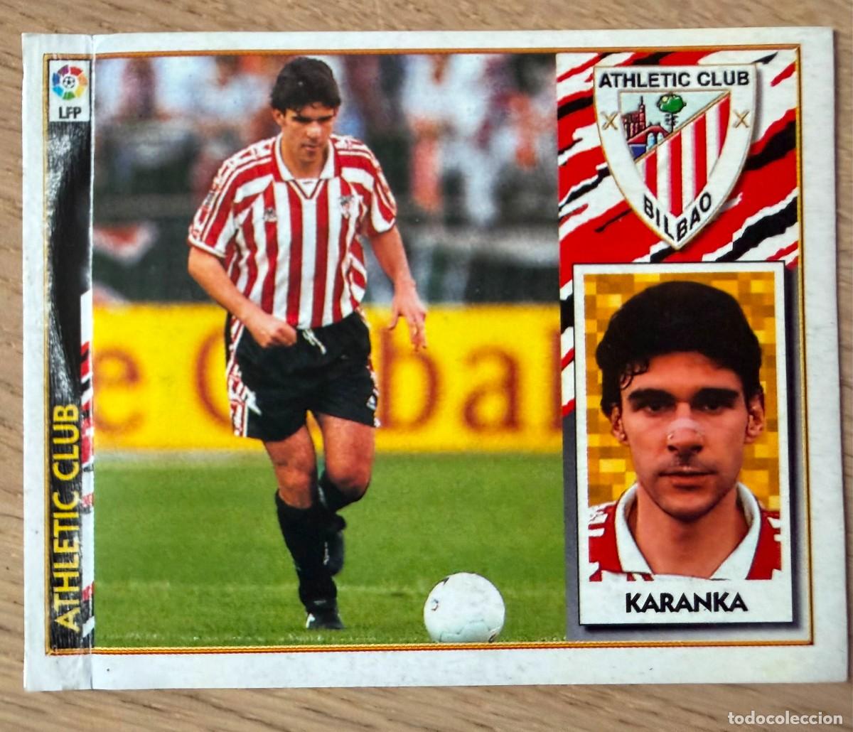 Cromos de F&uacute;tbol: KARANKA ATHLETIC BILBAO 97 98 1997 1998 LIGA EDICIONES ESTE VENTANILLA STICKER