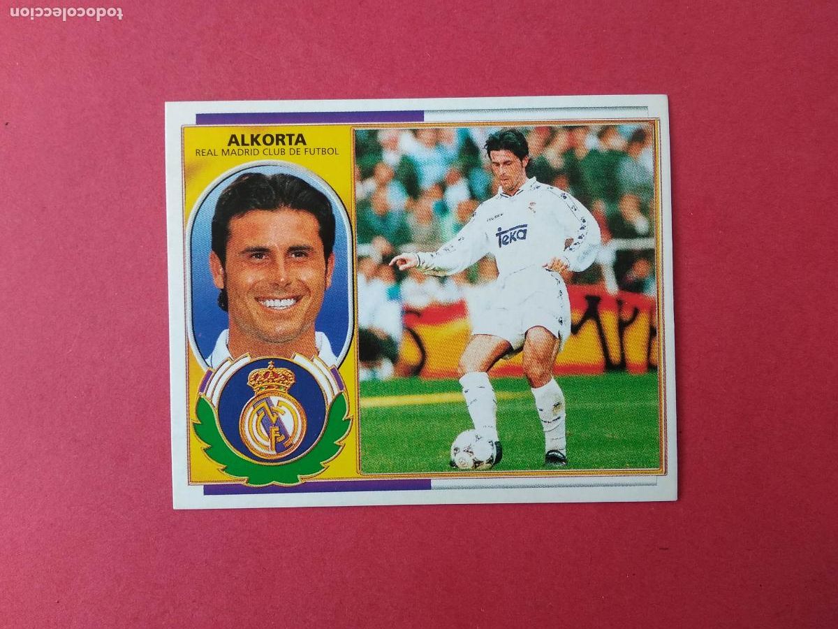 Cromos de F&uacute;tbol: EDICIONES ESTE LIGA 96 97 1996 1997 CROMO NUNCA PEGADO REAL MADRID , ALKORTA