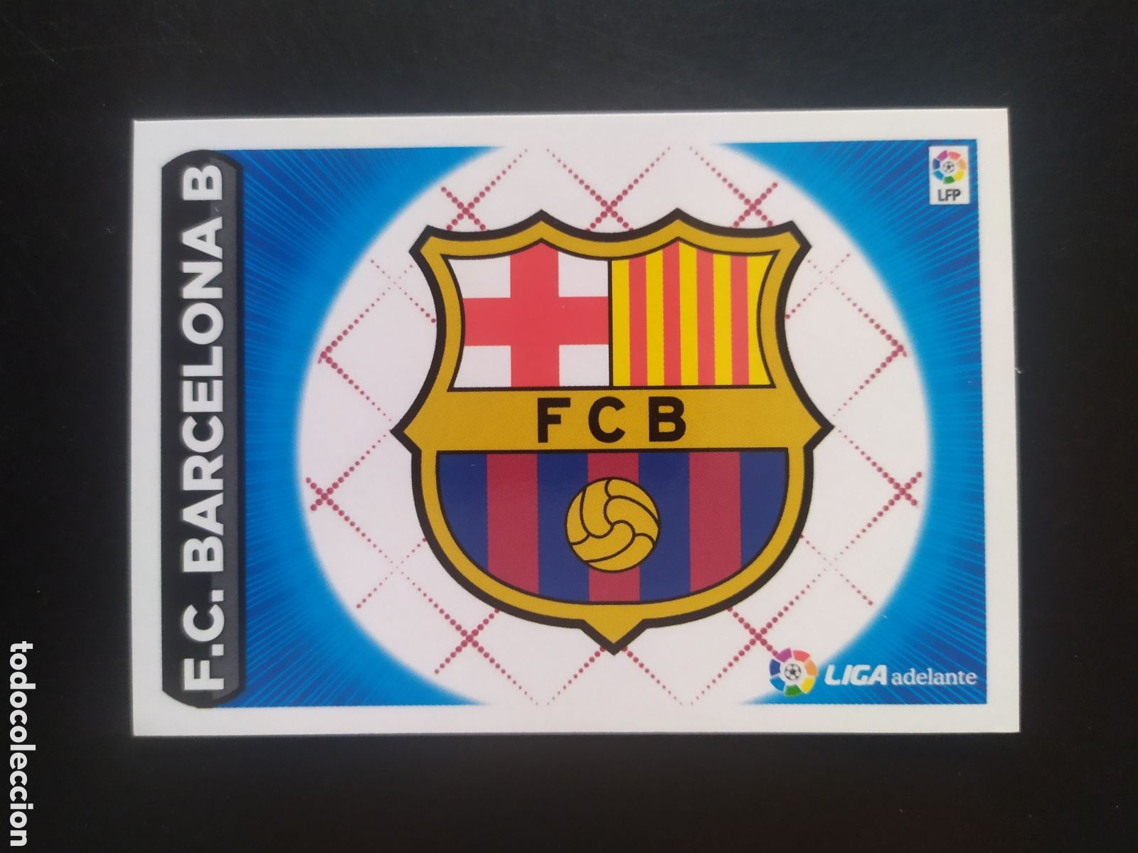 Cromos de F&uacute;tbol: Liga este 2014 2015 14 15 panini escudo liga adelante n&deg; 4 Barcelona B