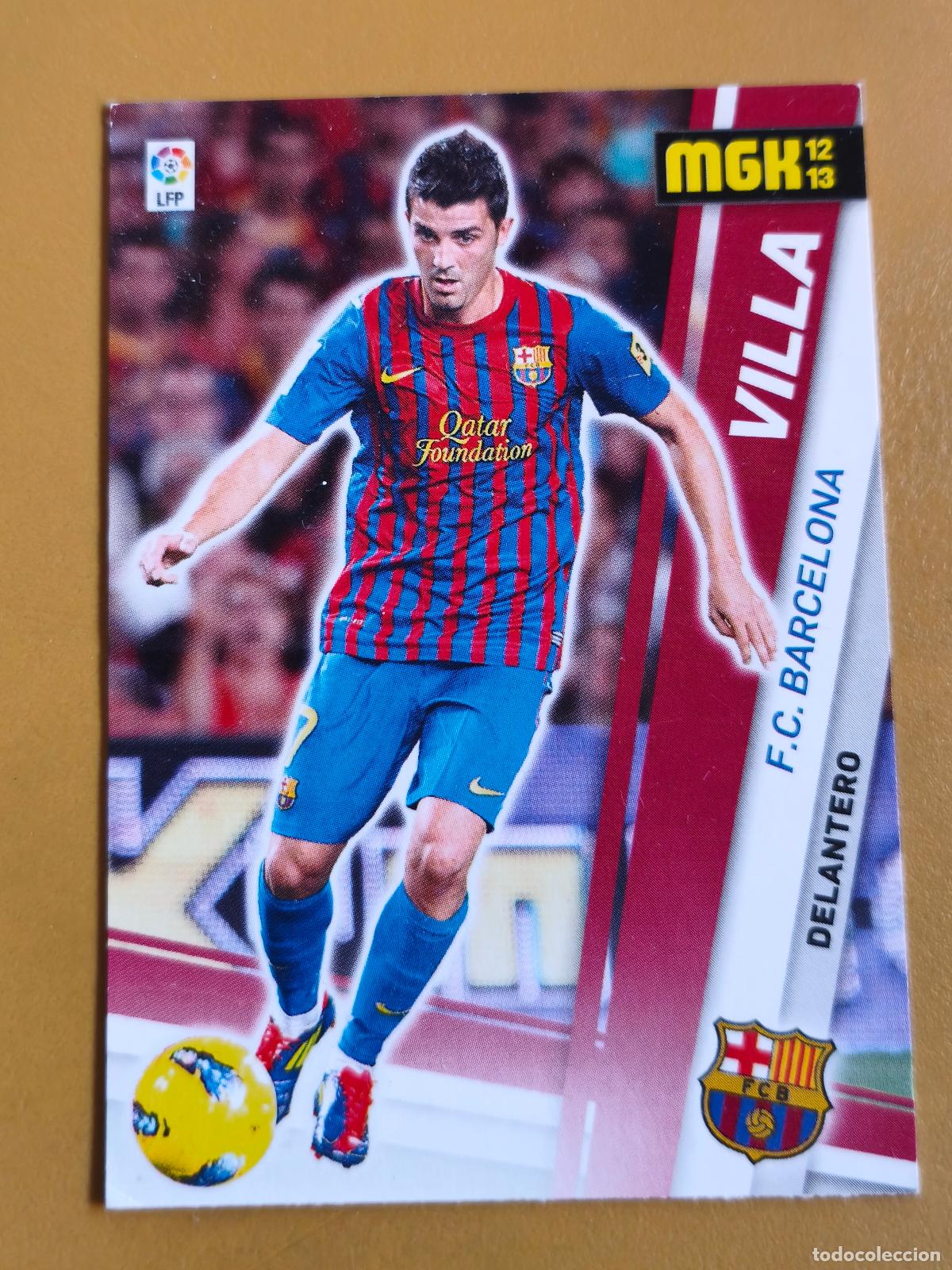 Cromos de F&uacute;tbol: villa, 2012 13 megacracks