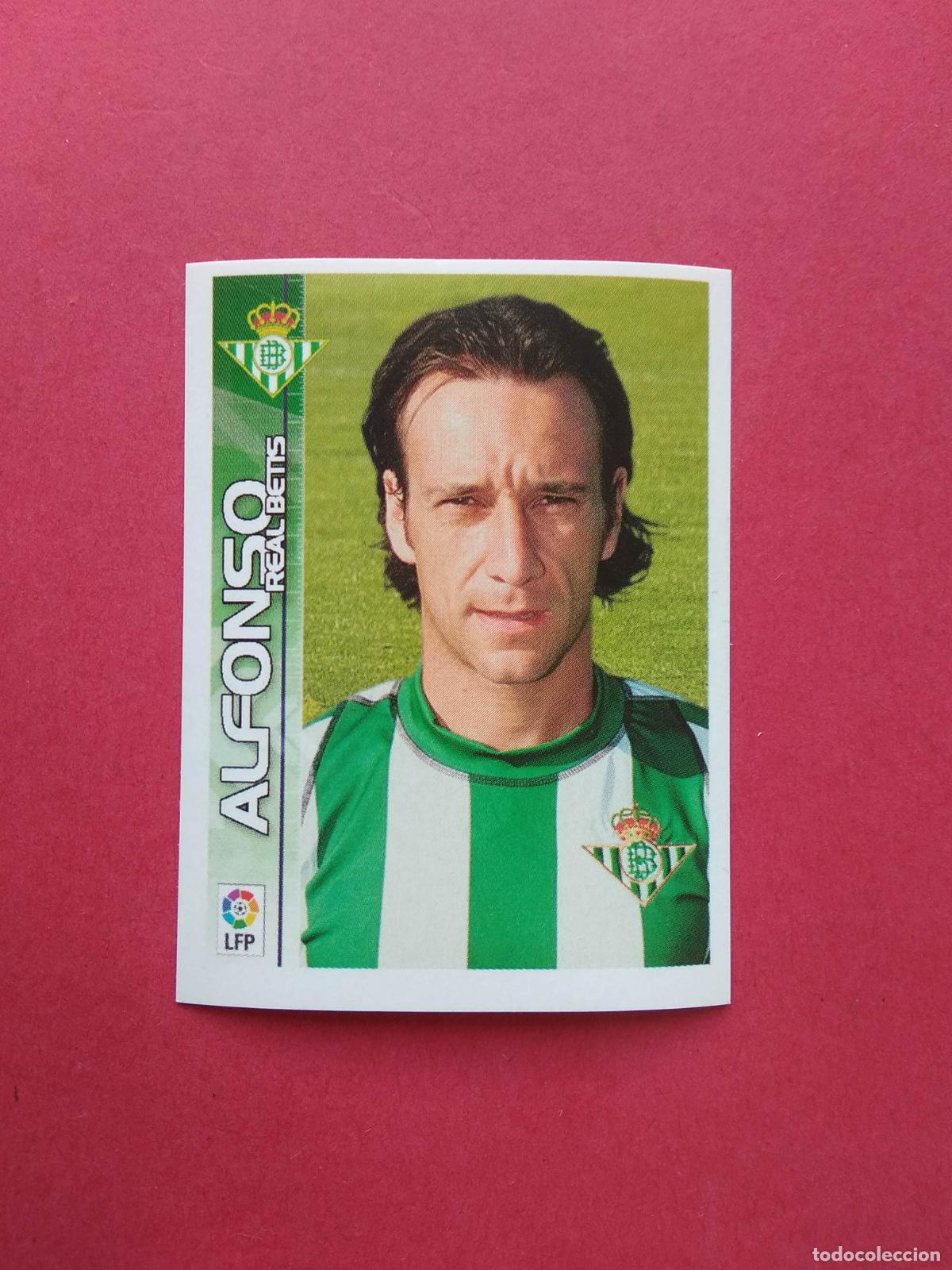 Cromos de F&uacute;tbol: PANINI SUPERLIGA DE ESTRELLAS 2003 2004 LIGA 03 04 NUNCA PEGADO BETIS N&ordm; 141 ALFONSO