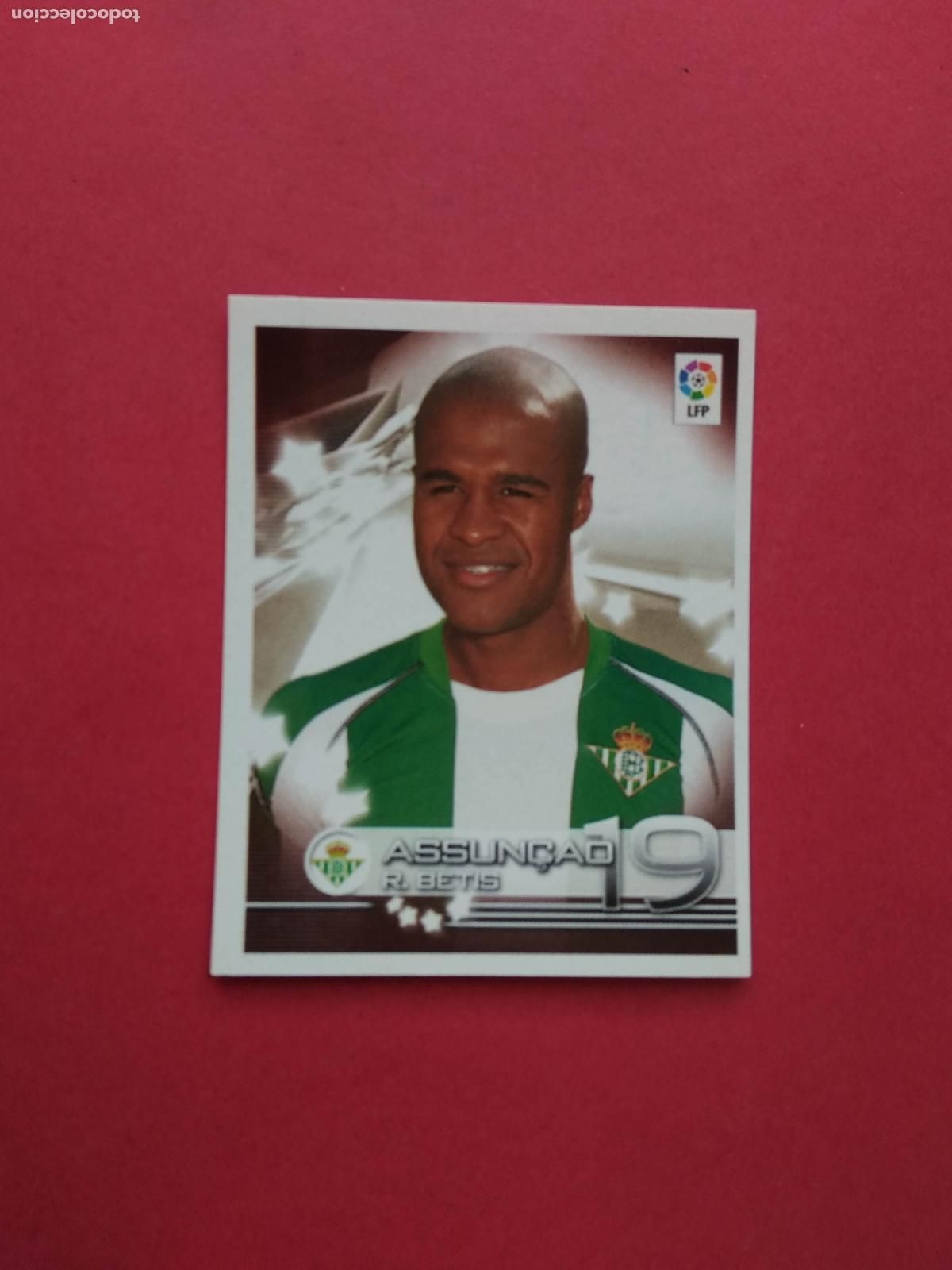 Cromos de F&uacute;tbol: PANINI SUPERLIGA DE ESTRELLAS 2002 2003 LIGA 02 03 CROMO NUNCA PEGADO BETIS N&ordm; 123 ASSUN&Ccedil;AO