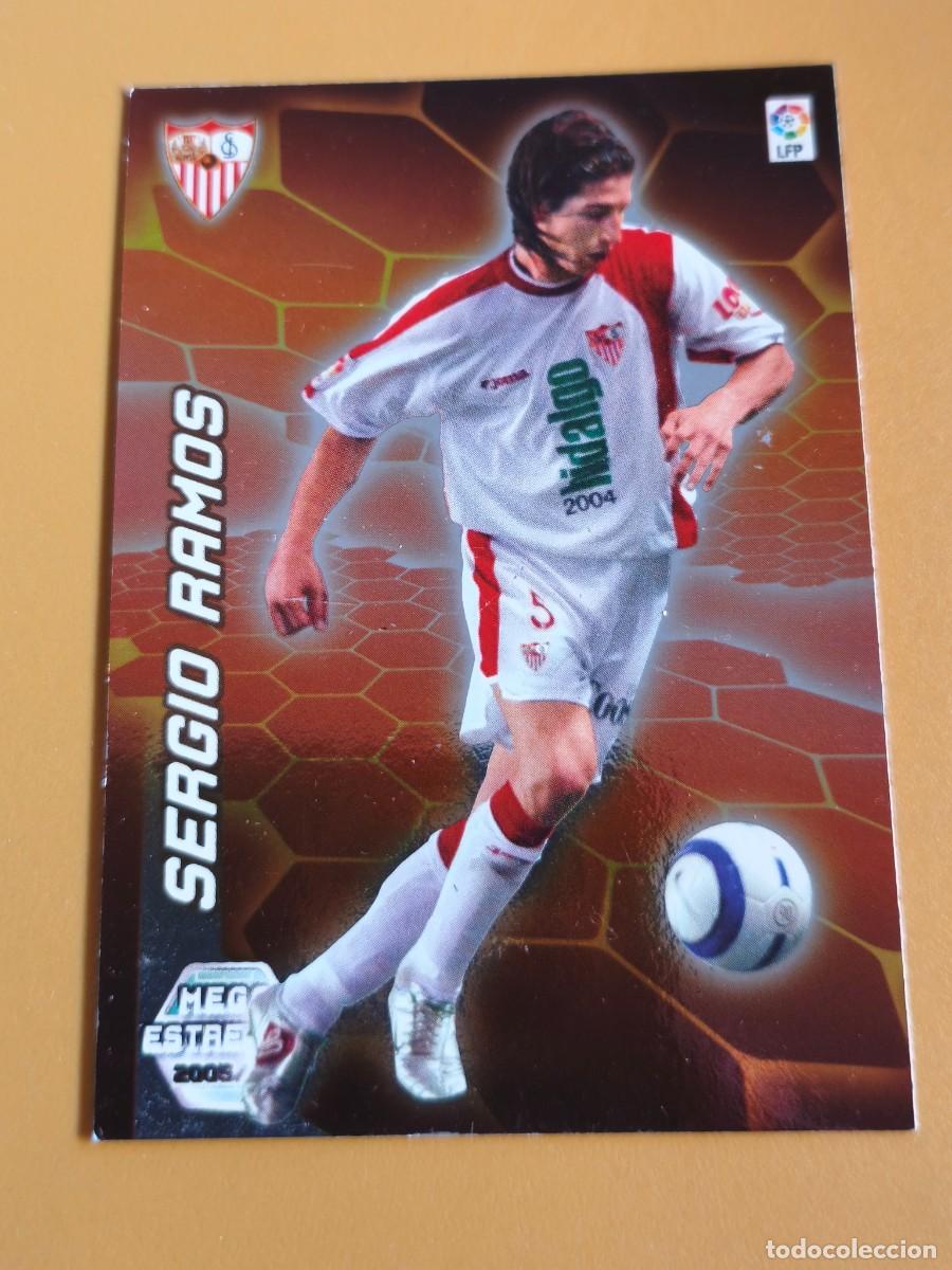 Cromos de F&uacute;tbol: sergio ramos, 2005 06 mega estrellas. baja
