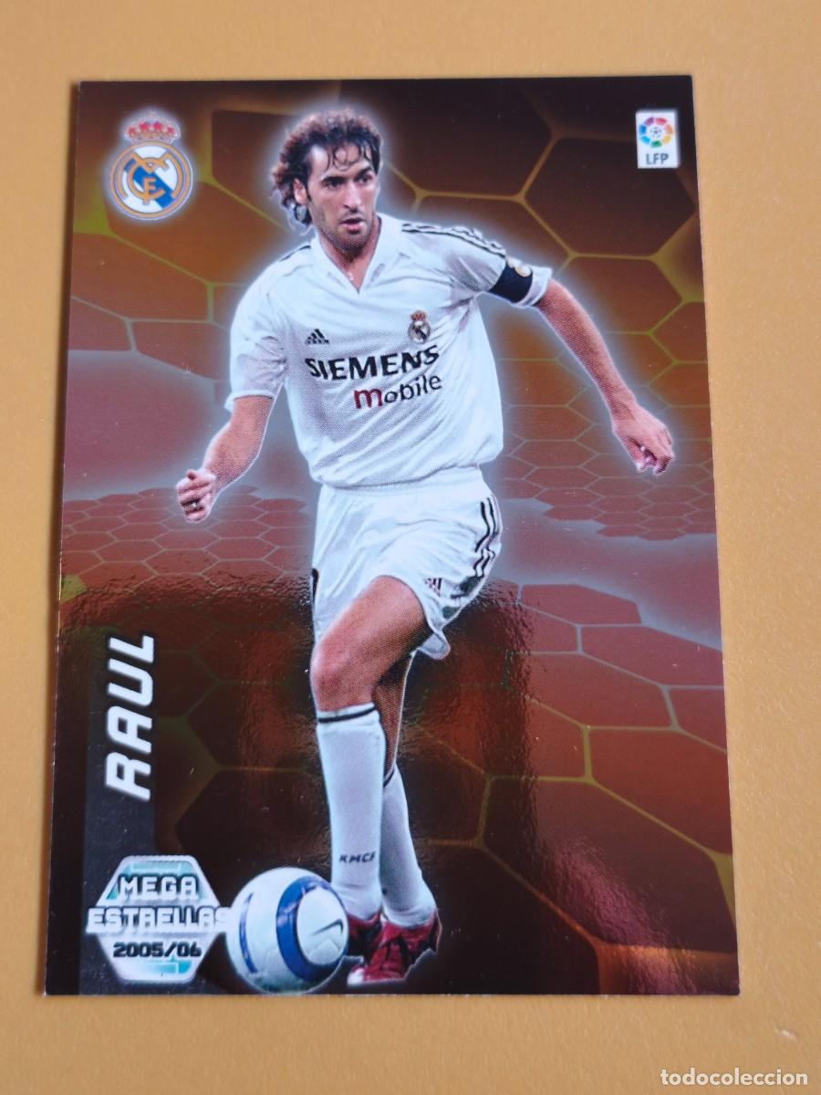 Cromos de F&uacute;tbol: raul, 2005 06 mega estrellas
