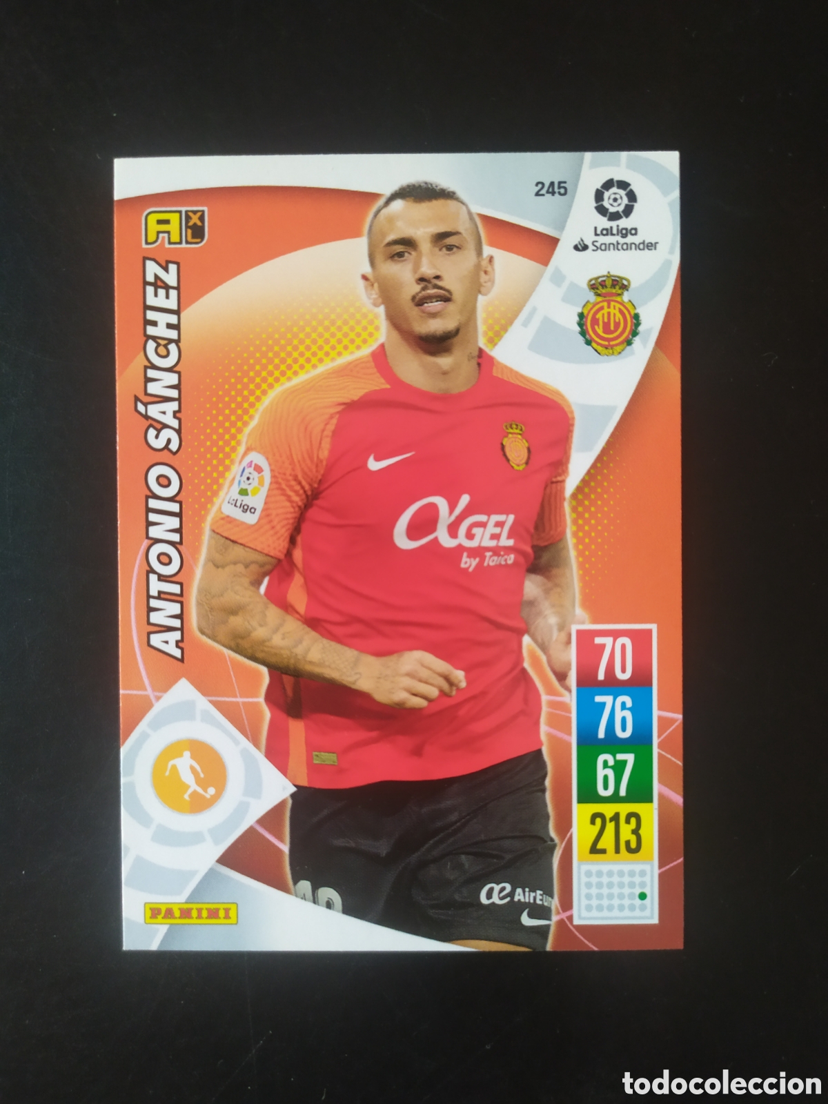 Cromos de F&uacute;tbol: Adrenalyn 2021 2022 21 22 panini Antonio S&aacute;nchez n&deg; 245 Mallorca