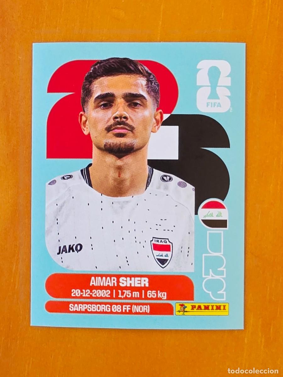 Cromos de F&uacute;tbol: IRQ 15 Aimar Sher, Irak Iraq, Panini FIFA World Cup Mundial 2026 Sticker