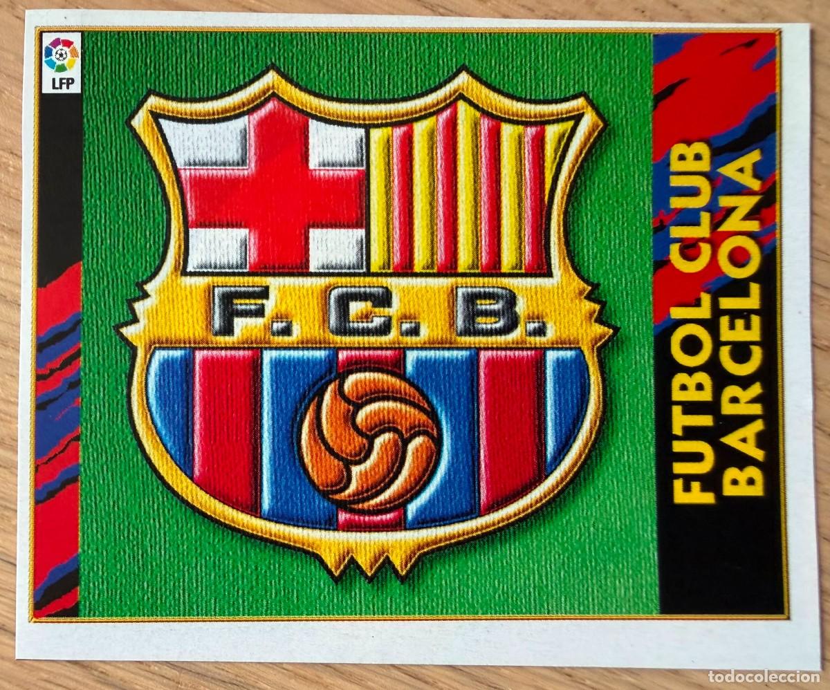 Cromos de F&uacute;tbol: ESCUDO BARCELONA 97 98 1997 1998 LIGA EDICIONES ESTE RECORTADO STICKER
