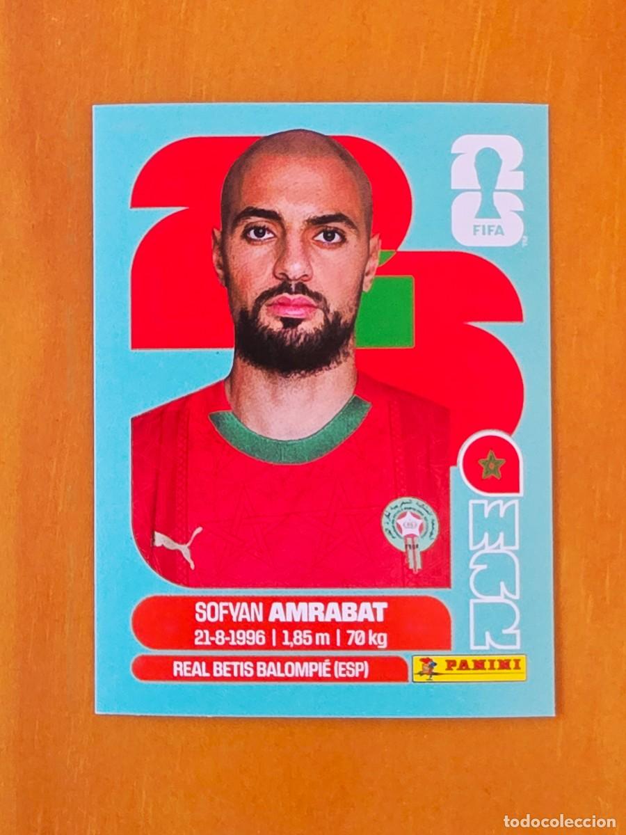 Cromos de F&uacute;tbol: MAR 10 Sofyan Amrabat, Marruecos, Panini FIFA World Cup Mundial 2026 Sticker