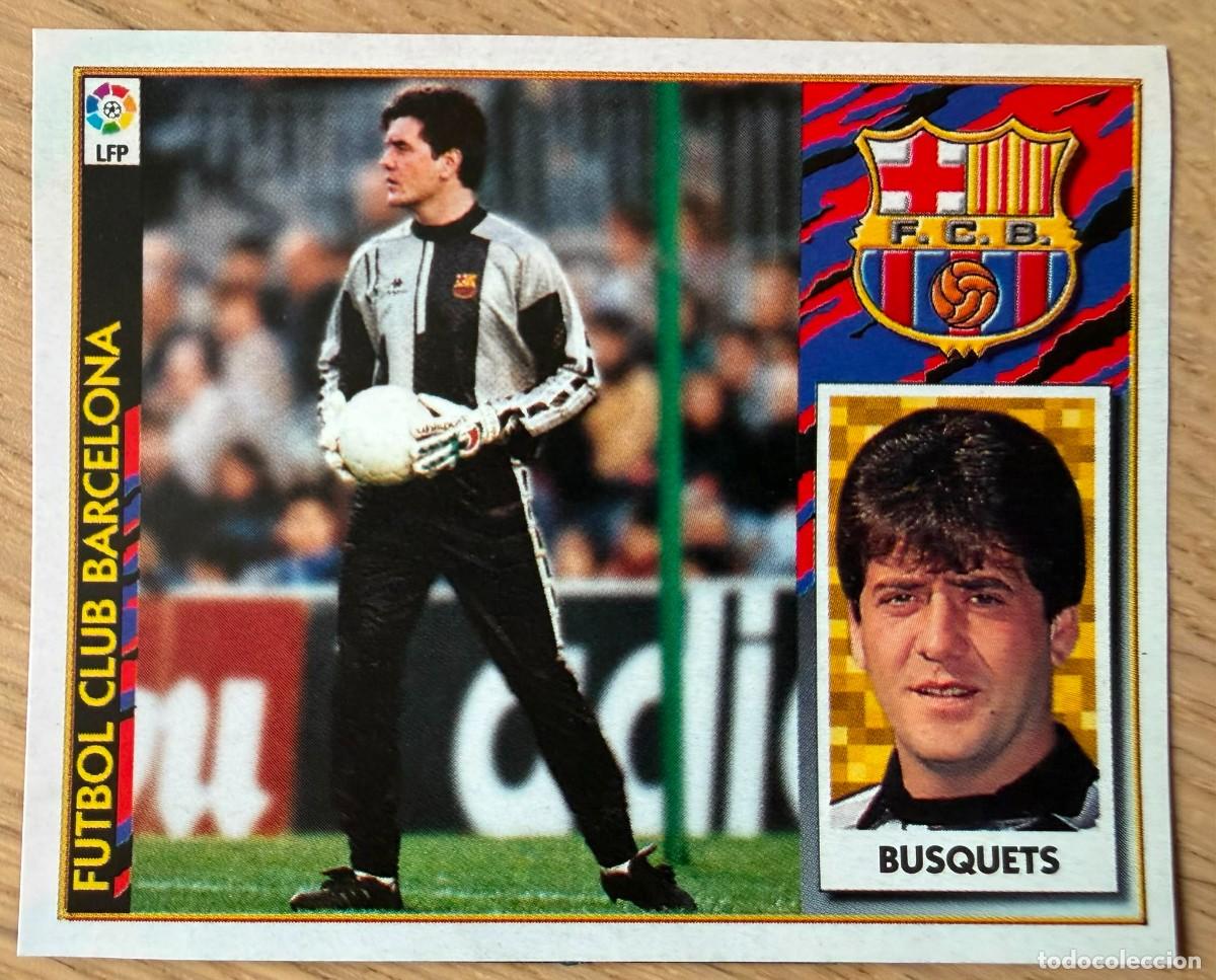 Cromos de F&uacute;tbol: BUSQUETS BARCELONA 97 98 1997 1998 LIGA EDICIONES ESTE RECORTADO STICKER