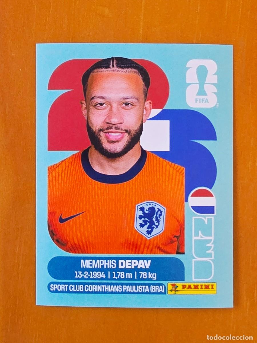 Figurine di Calcio: NED 17 Memphis Depay, Pa&iacute;ses Bajos Holanda, Panini FIFA World Cup Mundial 2026 Sticker