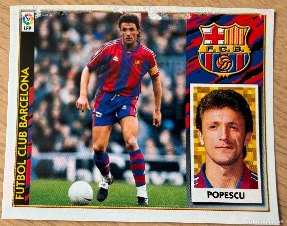 Cromos de F&uacute;tbol: POPESCU BAJA BARCELONA 97 98 1997 1998 LIGA EDICIONES ESTE RECORTADO STICKER