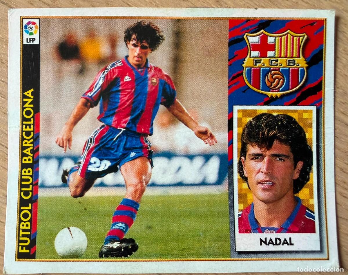 Cromos de F&uacute;tbol: NADAL BARCELONA 97 98 1997 1998 LIGA EDICIONES ESTE RECORTADO STICKER