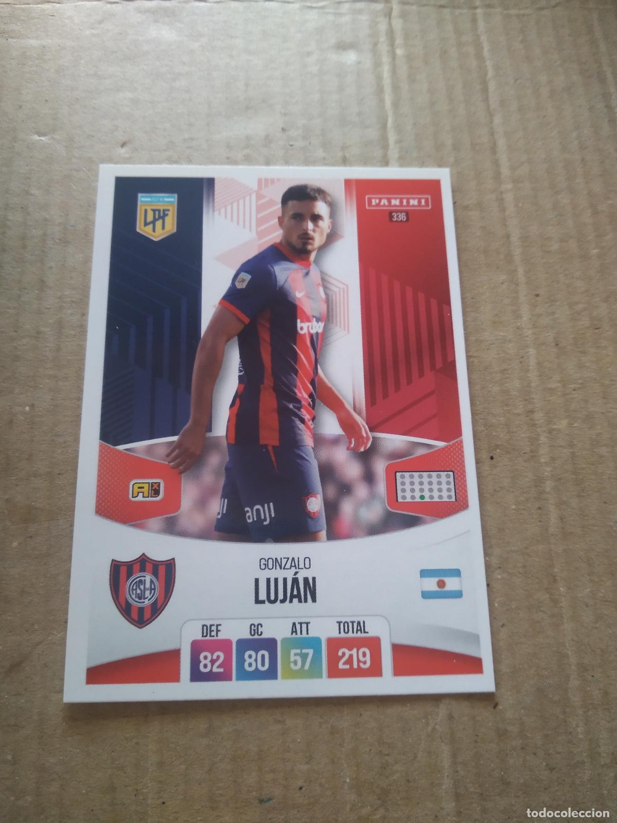 Cromos de F&uacute;tbol: 336 GONZALO LUJAN SAN LORENZO CROMO FUTBOL ARGENTINO PANINI LIGA ARGENTINA 2024 ADRENALYN