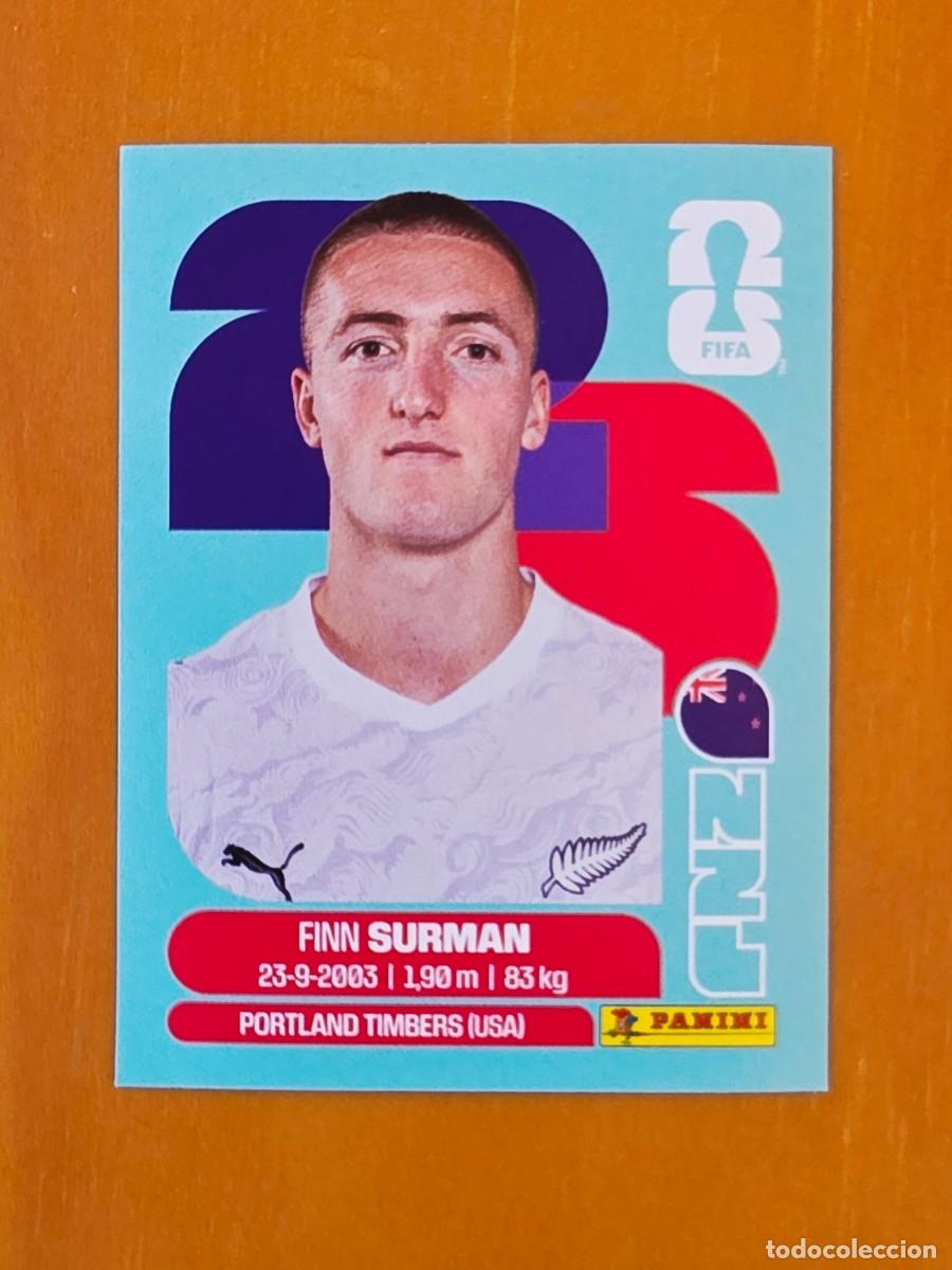 Cromos de F&uacute;tbol: NZL 9 Finn Surman, Nueva Zelanda, Panini FIFA World Cup Mundial 2026 Sticker