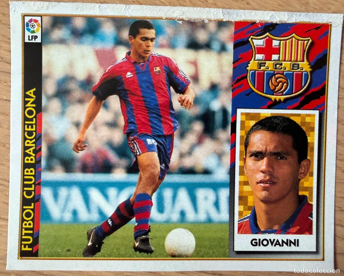 Cromos de F&uacute;tbol: GIOVANNI BARCELONA 97 98 1997 1998 LIGA EDICIONES ESTE RECORTADO STICKER