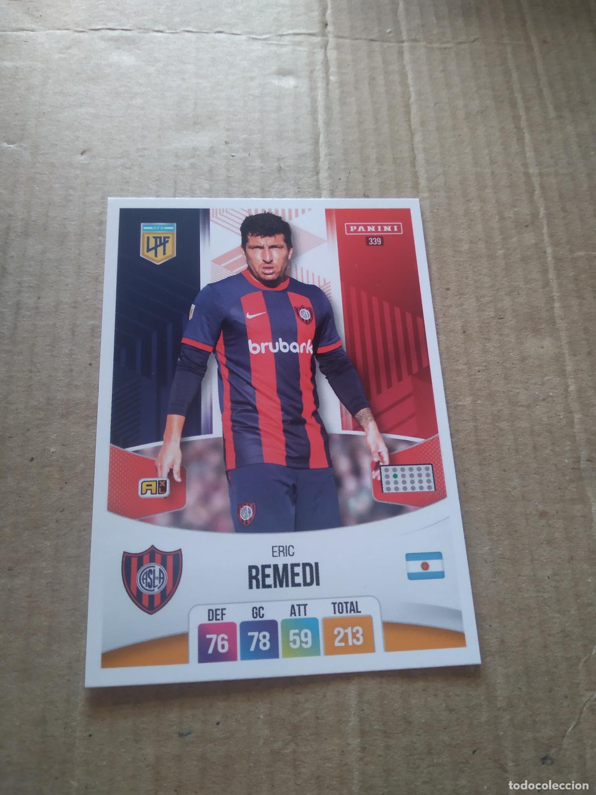 Cromos de F&uacute;tbol: 339 ERIC REMEDI SAN LORENZO CROMO FUTBOL ARGENTINO PANINI LIGA ARGENTINA 2024 ADRENALYN