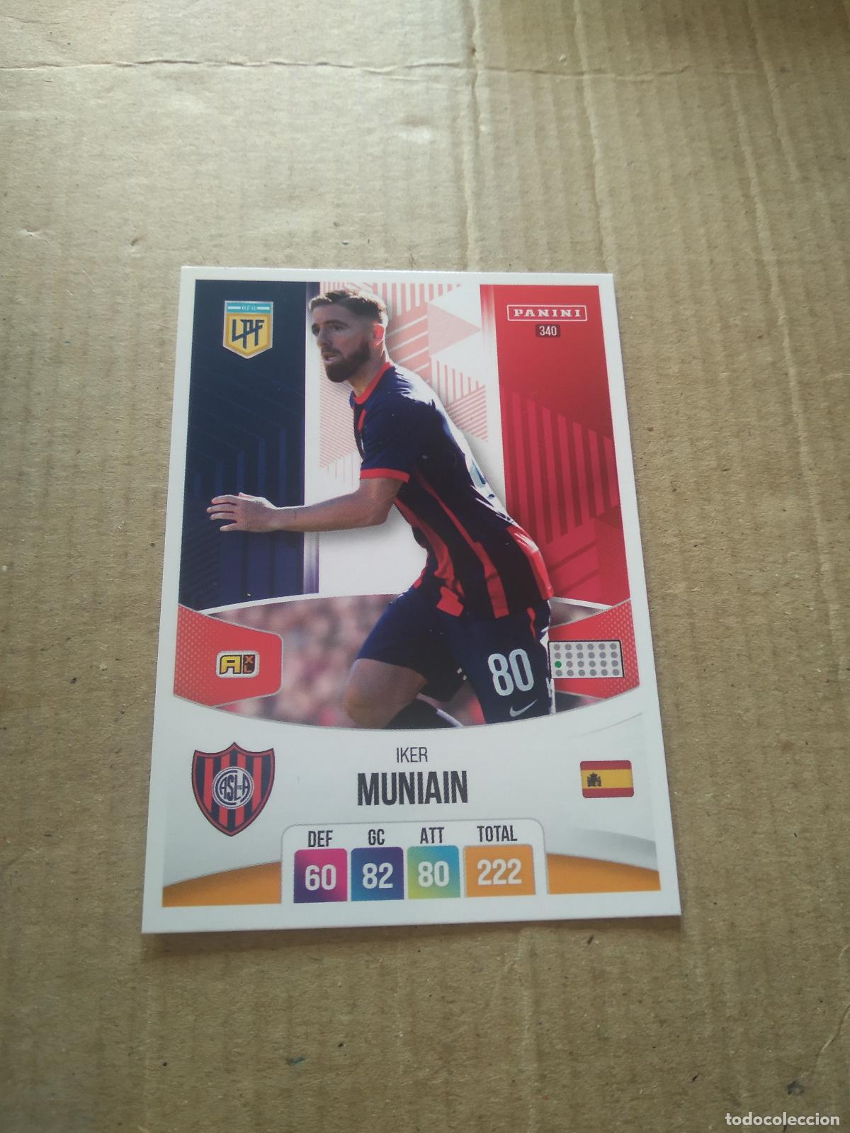 Figurine di Calcio: 340 IKER MUNIAIN SAN LORENZO CROMO FUTBOL ARGENTINO PANINI LIGA ARGENTINA 2024 ADRENALYN