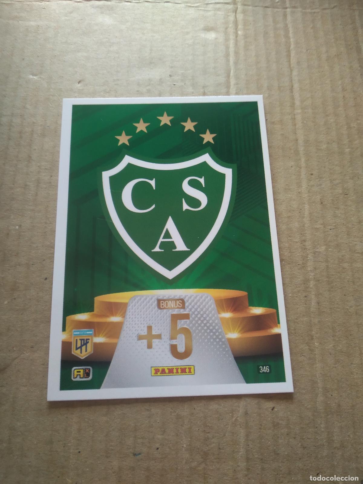 Cromos de Futebol: 346 ESCUDO SARMIENTO CROMO FUTBOL ARGENTINO PANINI LIGA ARGENTINA 2024 ADRENALYN