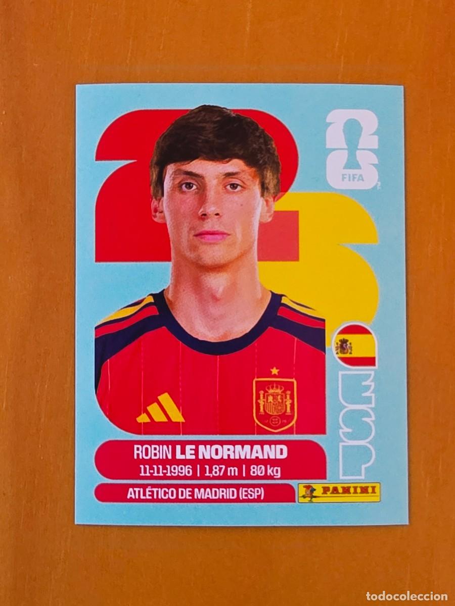 Cromos de F&uacute;tbol: ESP 3 Robin Le Normand, Espa&ntilde;a, Panini FIFA World Cup Mundial 2026 Sticker