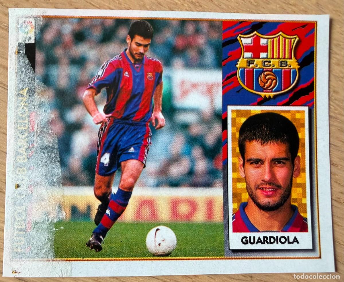 Cromos de F&uacute;tbol: GUARDIOLA BARCELONA 97 98 1997 1998 LIGA EDICIONES ESTE RECORTADO STICKER