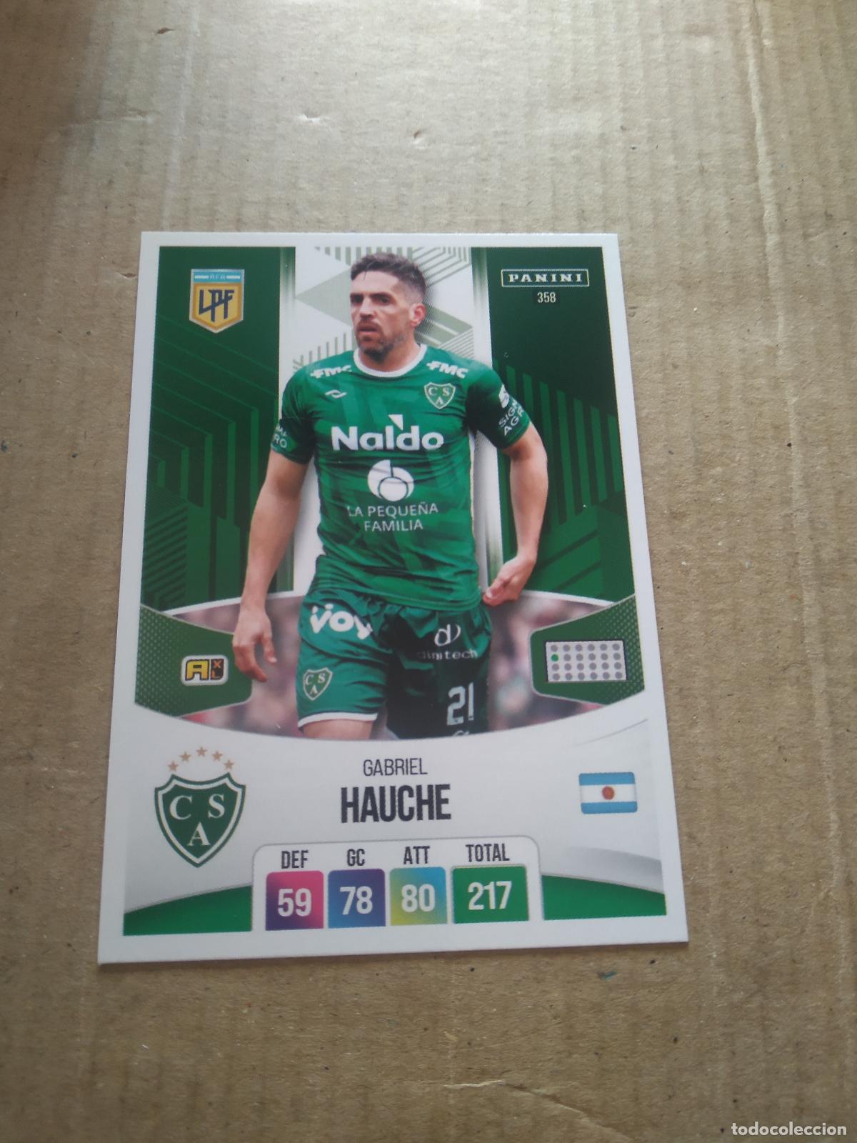 Cromos de F&uacute;tbol: 358 GABRIEL HAUCHE SARMIENTO CROMO FUTBOL ARGENTINO PANINI LIGA ARGENTINA 2024 ADRENALYN