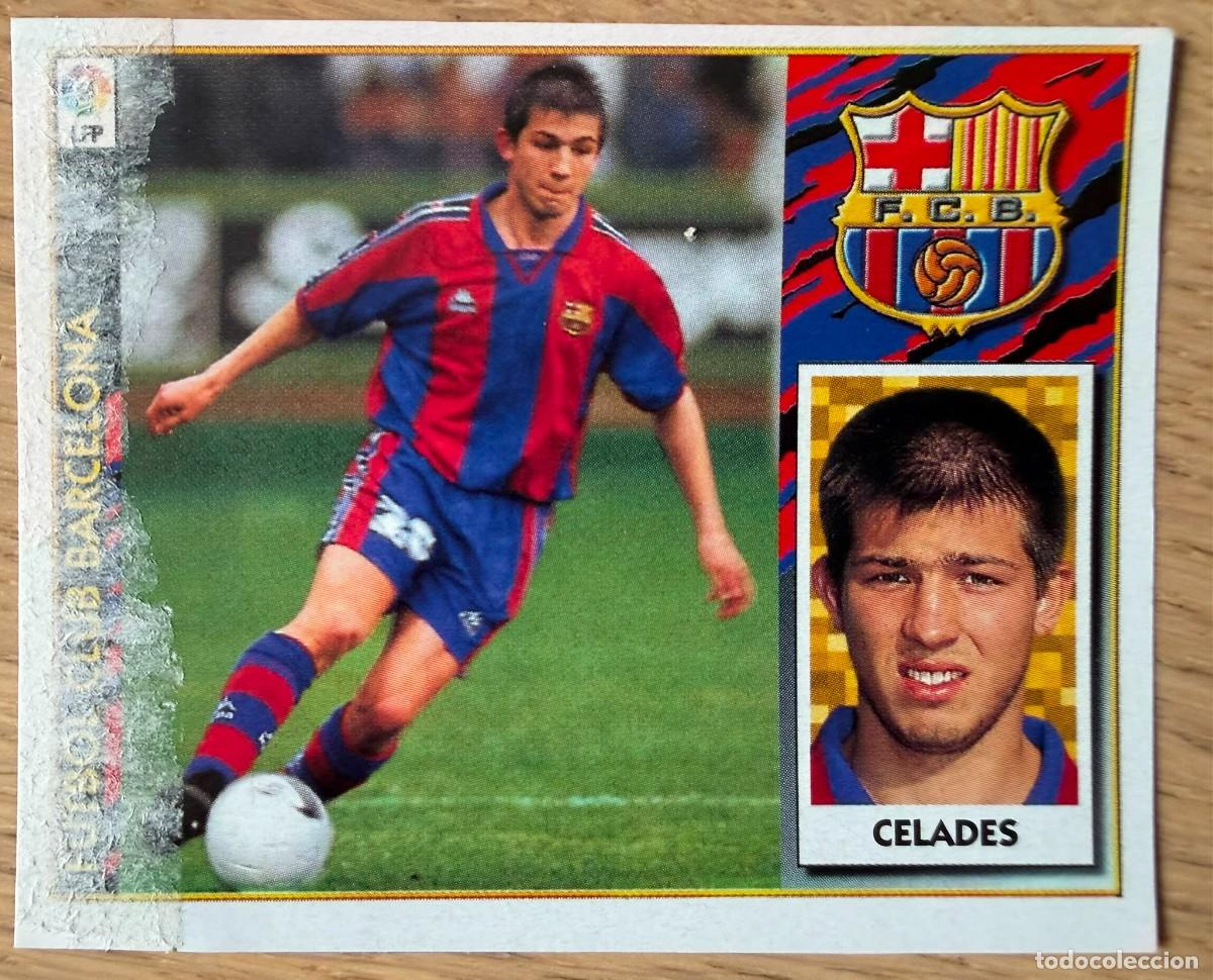 Cromos de F&uacute;tbol: CELADES BARCELONA 97 98 1997 1998 LIGA EDICIONES ESTE RECORTADO STICKER
