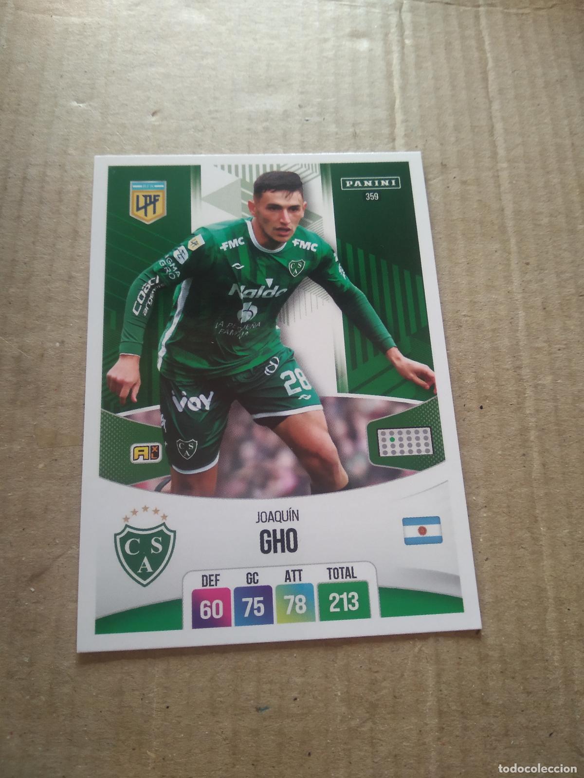 Cromos de F&uacute;tbol: 359 JOAQUIN GHO SARMIENTO CROMO FUTBOL ARGENTINO PANINI LIGA ARGENTINA 2024 ADRENALYN