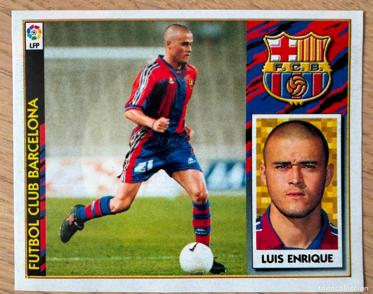 Cromos de F&uacute;tbol: LUIS ENRIQUE BARCELONA 97 98 1997 1998 LIGA EDICIONES ESTE RECORTADO STICKER