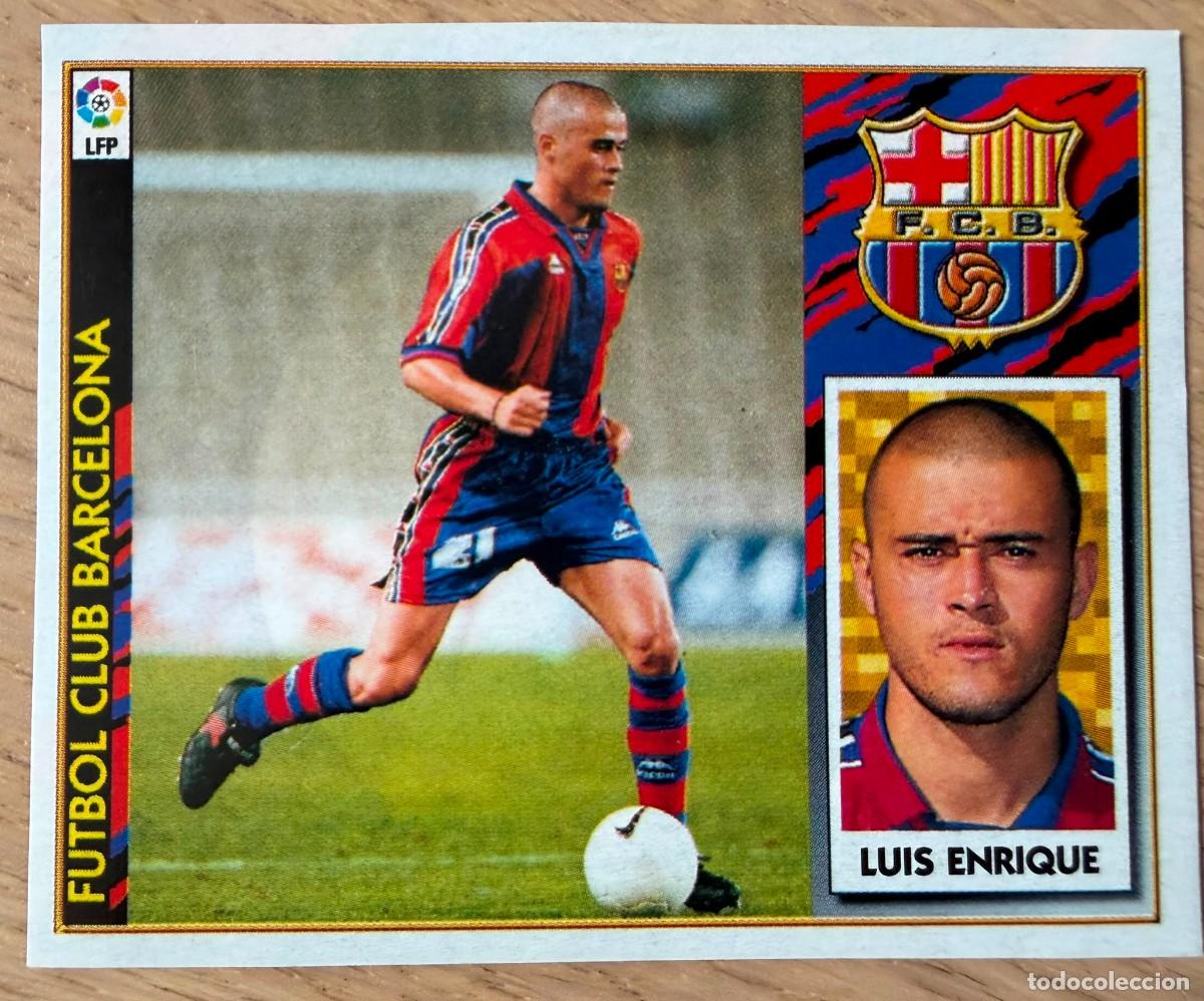 Cromos de F&uacute;tbol: LUIS ENRIQUE BARCELONA 97 98 1997 1998 LIGA EDICIONES ESTE RECORTADO STICKER
