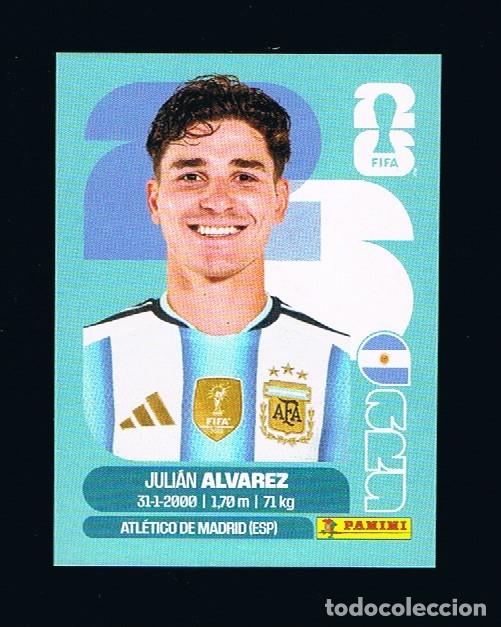 Cromos de F&uacute;tbol: STICKER FIFA WORLD CUP 2026 ARG N&ordm; 19 JULIAN ALVAREZ ARGENTINA