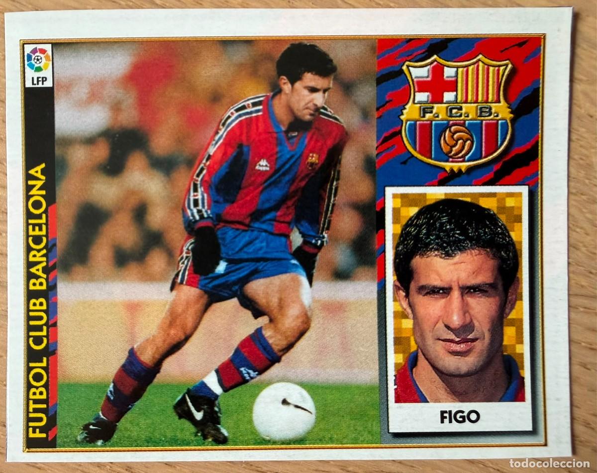 Cromos de F&uacute;tbol: FIGO BARCELONA 97 98 1997 1998 LIGA EDICIONES ESTE RECORTADO STICKER