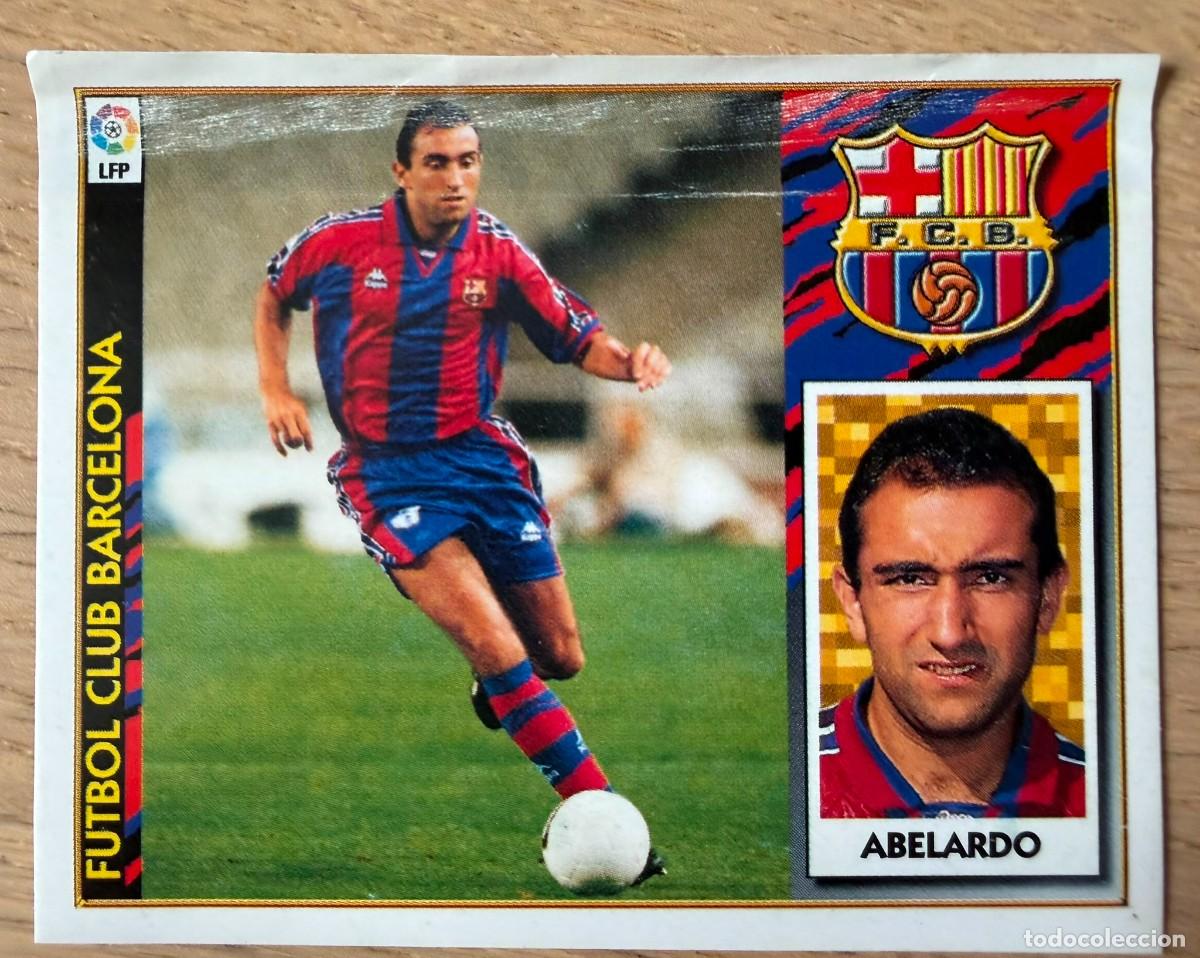 Cromos de F&uacute;tbol: ABELARDO BARCELONA 97 98 1997 1998 LIGA EDICIONES ESTE VENTANILLA STICKER