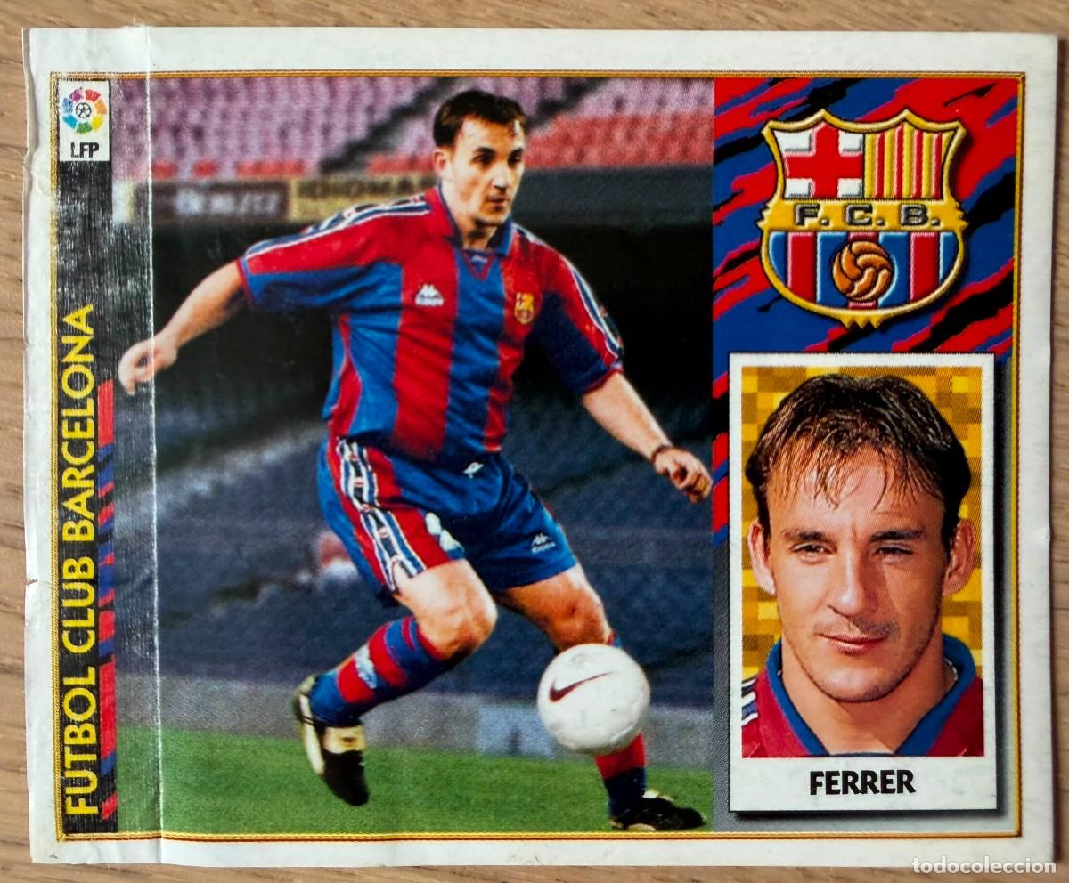 Fu&szlig;ball-Sticker: FERRER BARCELONA 97 98 1997 1998 LIGA EDICIONES ESTE VENTANILLA STICKER