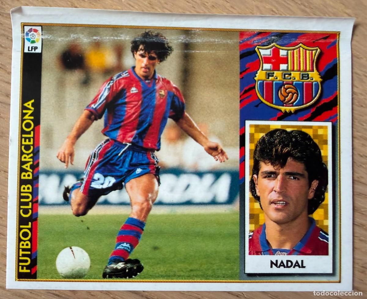 Fu&szlig;ball-Sticker: NADAL BARCELONA 97 98 1997 1998 LIGA EDICIONES ESTE VENTANILLA STICKER