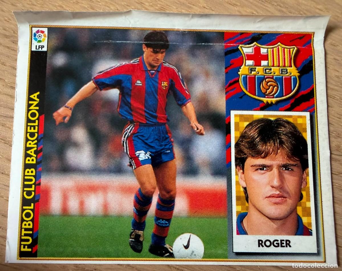 Cromos de F&uacute;tbol: ROGER BARCELONA 97 98 1997 1998 LIGA EDICIONES ESTE VENTANILLA STICKER