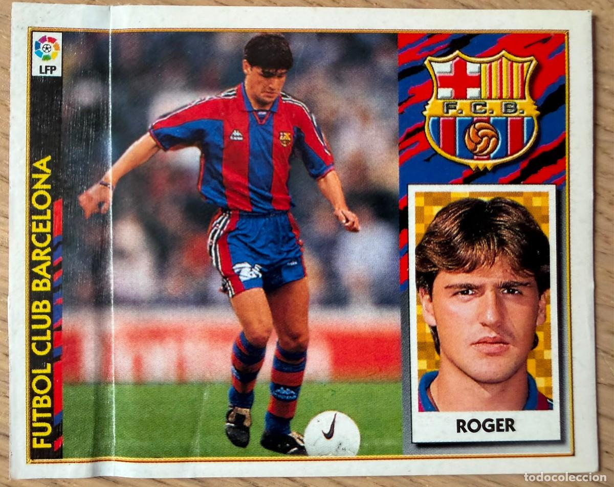 Cromos de F&uacute;tbol: ROGER BARCELONA 97 98 1997 1998 LIGA EDICIONES ESTE VENTANILLA STICKER