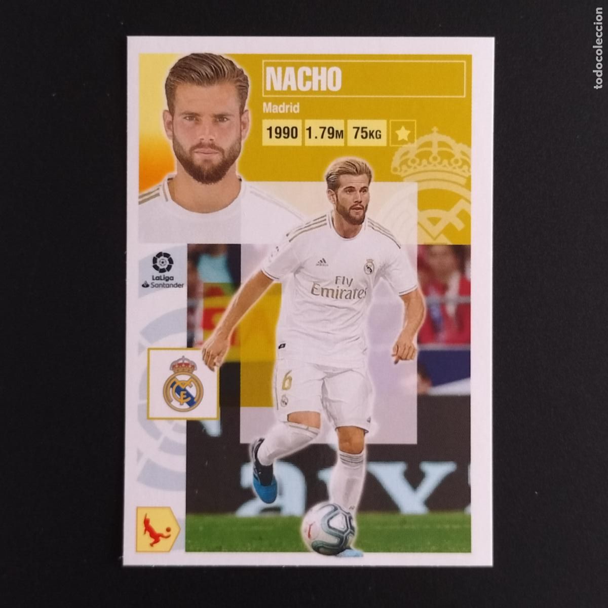 Cromos de F&uacute;tbol: N&ordm; 6 B NACHO REAL MADRID CROMOS LALIGA SANTANDER ESTE 2020 2021 20 21 LIGA PANINI