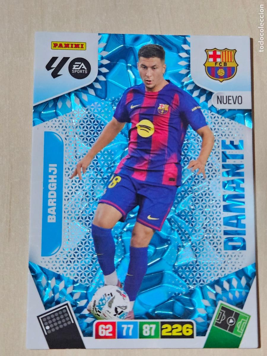 Cromos de F&uacute;tbol: ADRENALYN XL BARDGHJI - NUEVO DIAMANTE REAL SOCIEDAD CROMO LIGA 25 26 2025 2026 PANINI
