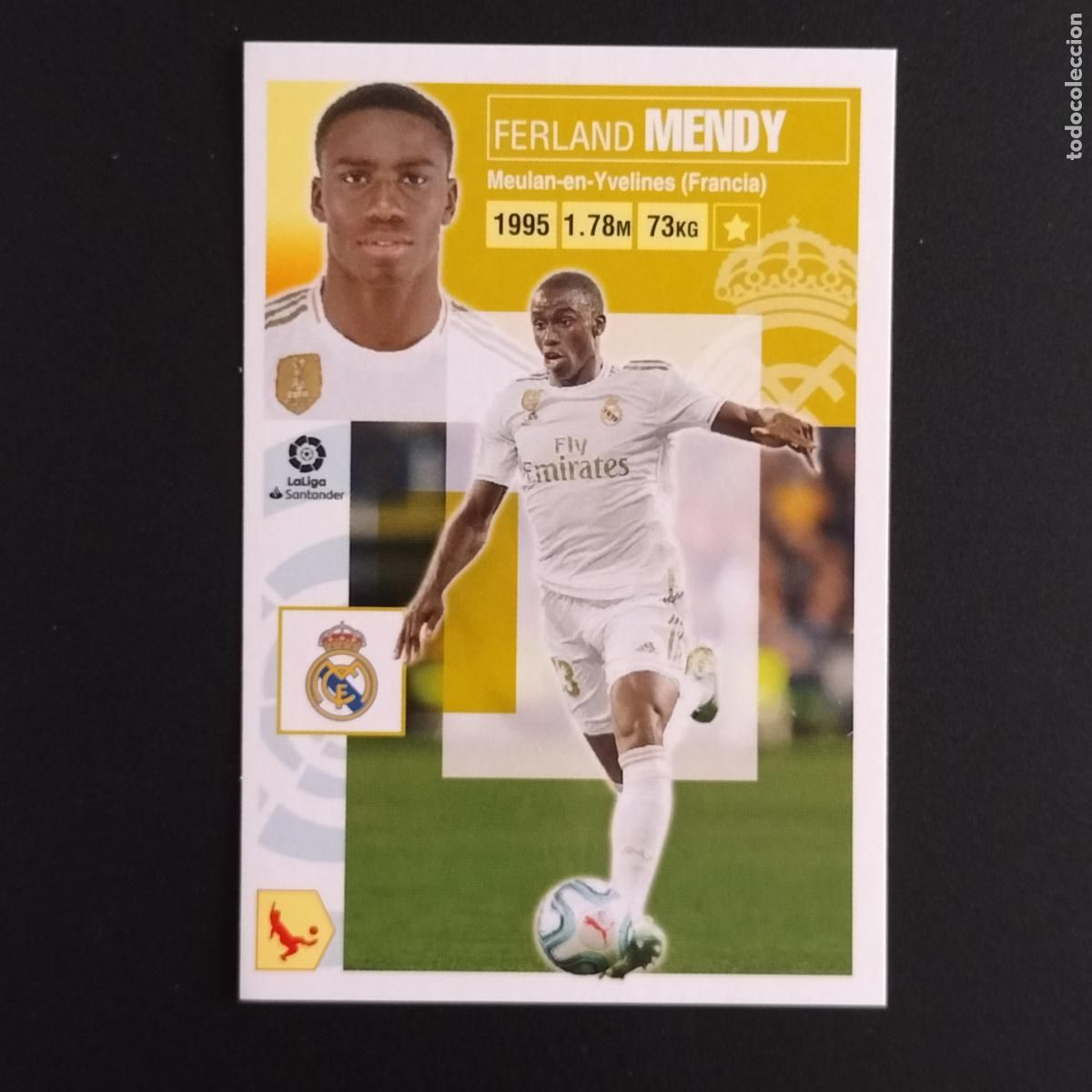 Cromos de F&uacute;tbol: N&ordm; 8 FERLAND MENDY REAL MADRID CROMOS LALIGA SANTANDER ESTE 2020 2021 20 21 LIGA PANINI