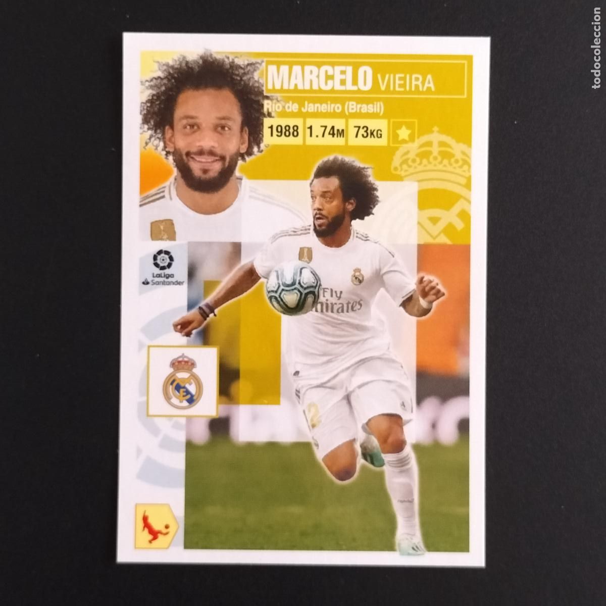 Cromos de F&uacute;tbol: N&ordm; 9 MARCELO REAL MADRID CROMOS LALIGA SANTANDER ESTE 2020 2021 20 21 LIGA PANINI